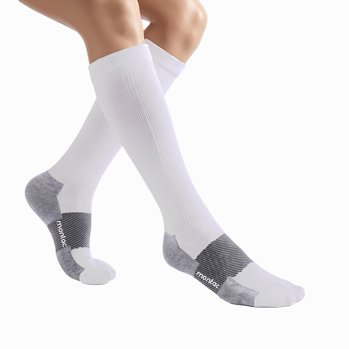 Montac FIR Compression Socks (3X Bio-Active Technology)-Black,