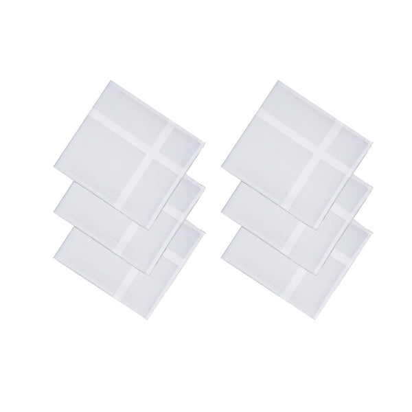 Montac Handkerchiefs for Men with Antimicrobial Silver Technology & Vitamin E - Pack of 6
