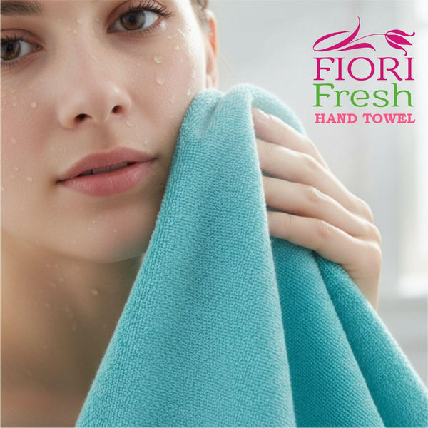 Montac Flori Fresh Hand Towel 650 GSM,15 x 24 inch | 100% Cotton