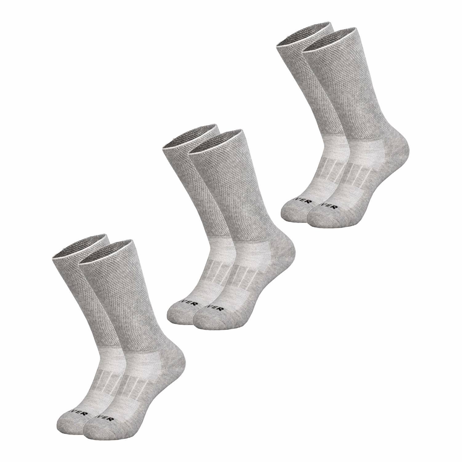 Grey p-3 Silver Diabetic Socks